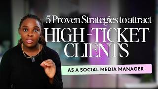 How to find High Ticket Social Media Management Clients  EXERCISE [upl. by Asir]