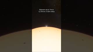 La Tierra vs el Sol Comparación de Tamaño [upl. by Twyla511]