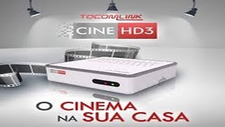 Unboxing Tocomlink Cine 3 HD Novo Lançamento Assista Video [upl. by Higbee]