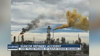 Suncor refinery accident [upl. by Lejna]