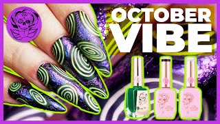 Spooky Season Nails Design Tutorial [upl. by Melisandra988]