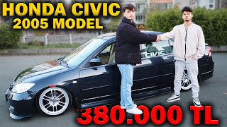 SATILIK HONDA CIVIC 2005 MODEL OTOMATİK 380000TL [upl. by Llennor372]