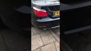 BMW E60 LCI 525D 530D DPF DELETE DOWNPIPE STRAIGHT EXHAUST SOUND [upl. by Airitac]