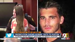 Prosecution presents texts sent from Shayna Hubers to Ryan Poston [upl. by Olmstead]