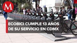 Ecobici CdMx celebra 13 años de servicio habilitan seis estaciones nuevas [upl. by Baelbeer]