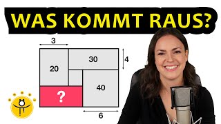 Ein kleines Mathe Rätsel – Fläche berechnen [upl. by Tiat]