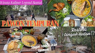 Pawon tempuran by toto dahar bantul jogja resto di tengah hutan kecil ada sayur lodeh salmon enak⁉️ [upl. by Novej]