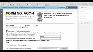 ROC Annual Filing Compliance 2020 AOC4 Live demo [upl. by Asiul]