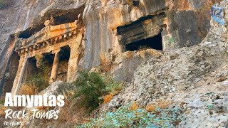 🎵 Calming Music at Amyntas Rock Tombs 10 HOURS Relaxing Music – Instantly Sleep amp Destress [upl. by Enilrahc]