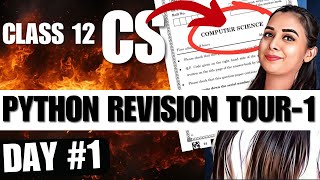 Day 1  Python Revision Tour Part  1  CBSE Class 12 Computer Science083 class12CS class12 [upl. by Leavitt]