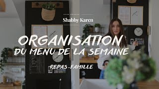 Comment je fais mes menus de la semaine  Astuces d’organisation familiale [upl. by Mcloughlin]