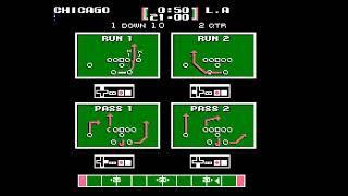 Tecmo Bowl NES 24 25 Chicago Bears LAR Week02 [upl. by Ciaphus572]