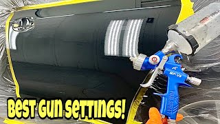 The Best Paint Gun Settings for Spraying Clearcoat [upl. by Susy662]