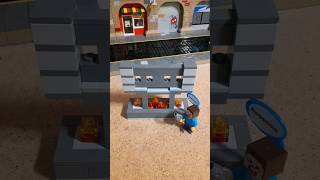 LEGO Minecraft Quick Fire Pit BBQ build tutorial What is Steve cooking [upl. by Simetra960]