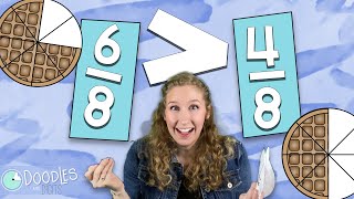 Comparing Fractions for Kids  Easy Math Lessons [upl. by Muir601]