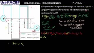 Hidraúlica Geral  Exercício Comentado [upl. by Kingsly57]