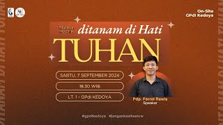 Ibadah Youth Timotius GPdI Kedoya 7 September 2024 [upl. by Lelith]