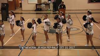 Memorial Jr High PepRally OCT 10 2017 [upl. by Tabbatha]