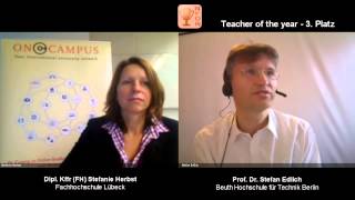 Interview mit Prof Dr Stefan Edlich Beuth HS Berlin  3Platz Teacher of the Year VFH 2012 [upl. by Handy]