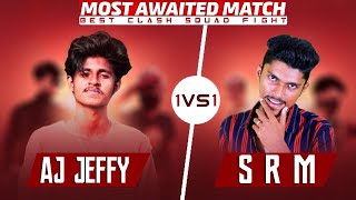 AJ JEFFY VS SRM GAMING 1VS1 HARDEST CS BATTLE [upl. by Lust]