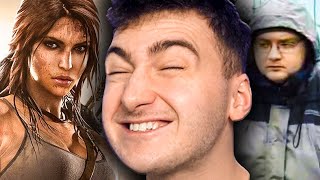 BEDE GRAŁ W GRE😭 TOMB RAIDER [upl. by Timrek]