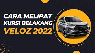 Cara Melipat Kursi Belakang Veloz 2022 [upl. by Leirum]