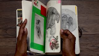 10 moleskine sketchbook review  flip through [upl. by Aynotan588]