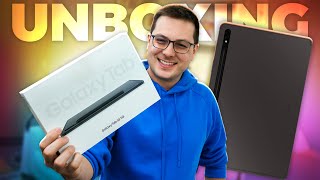 o GALAXY TAB S8 vai te SUPREENDER um dos TABLETS mais PODEROSOS do BRASIL Unboxing [upl. by Verlee]