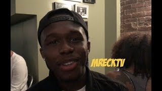 50 Cent Son Marquise Jackson Chilling With MReck amp Salutes MRECKTV [upl. by Enomes]