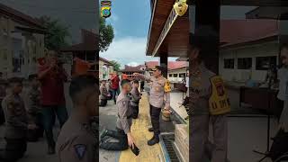 Tradisi Penerimaan Bintara Remaja Polres Psp [upl. by Enimisaj]