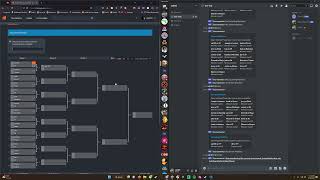 Tournamentor DiscordChallonge bot demonstration [upl. by Dacie]