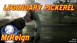 Red Dead Redemption 2  Hunting The Legendary Chain Pickerel  Legendary Fish Location amp Tactics [upl. by Harmonie]