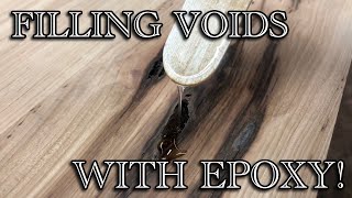 How to fill cracks and voids with epoxy resin [upl. by Anse]