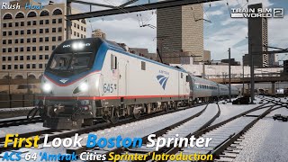 First Look Rush Hour  Boston Sprinter amp ACS64 Introduction  Train Sim World 2 [upl. by Eriha]