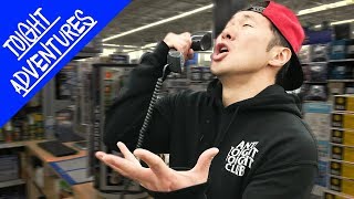 Singing Daddy Yankee on WalMart LOUDSPEAKER TRUTH OR DARE [upl. by Sajet]