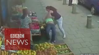 Road rage attack CCTV in Birmingham UK released  BBC News [upl. by Latouche]