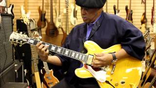 Al McKay from Earth Wind and Fire at Normans Rare Guitars [upl. by Ahsyat535]