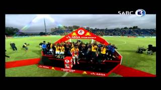 Mamelodi Sundowns received their ABSA Premiership trophy [upl. by Maghutte]