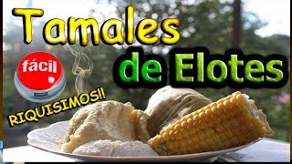 Corn Tamales TAMALE DE ELOTE [upl. by Acirfa652]