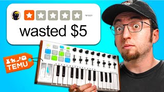 I Tried the Cheapest Music Gear on Temu [upl. by Sabanrab242]