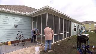 Screening in a Porch  Todays Homeowner with Danny Lipford [upl. by Lewse8]