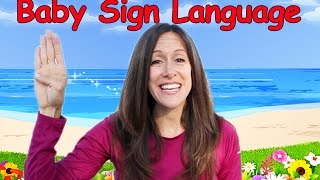 Baby Language Song ASL Basic Words and Commands 14 by Patty Shukla [upl. by Morten]