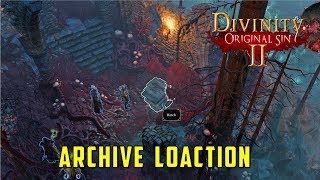 Archive Location in Bloodmoon Island Divinity Original Sin 2 [upl. by Virgilio203]