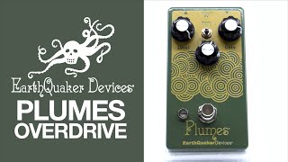 EarthQuaker Devices  Plumes Overdrive Pedal [upl. by Whitman]