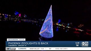 ZooLights Here’s what’s new at this year’s Phoenix Zoo holiday tradition [upl. by Reifnnej419]