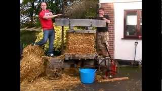 Traditional West Country cider making using straw [upl. by Charley]