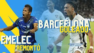 ÉPICA REMONTADA DE EMELEC ANTE ORENSE  BARCELONA ES HUMILLADO POR LIGA EN QUITO [upl. by Artema49]