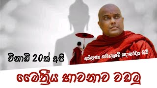 මෛත්‍රීය භාවනාව වඩමු  Ven Galigamuwe Gnadeepa thero  Meditation  Maithree Bawanawa [upl. by Noed]