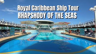 Royal Caribbeans Rhapsody of the Seas Ship Tour [upl. by Mahmoud]