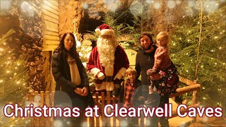 CLEARWELL CAVES CHRISTMAS 2023  Meeting Santa The Very Hungry Polar Bear [upl. by Locklin27]